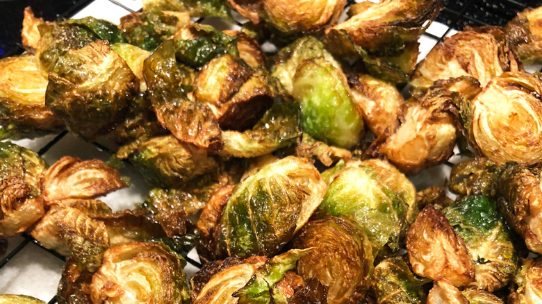 deep fried Brussels sprouts