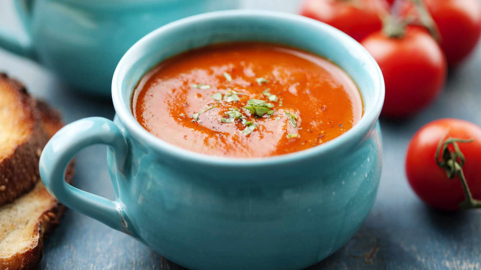 Make Homemade Tomato Soup Look Restaurant-Worthy With One Finishing Step - Tasting Table