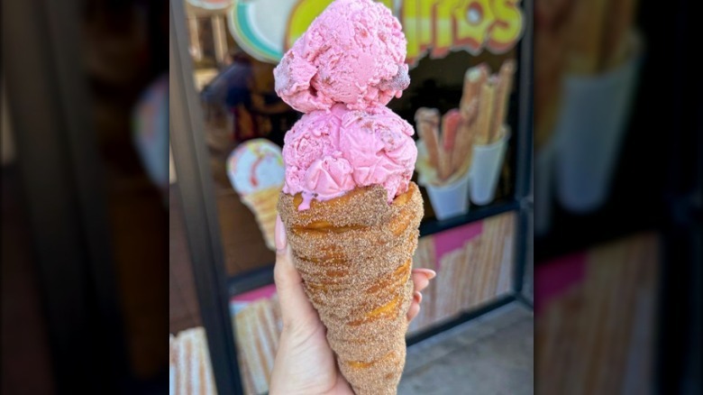 How To Make Homemade Churro Ice Cream Cones