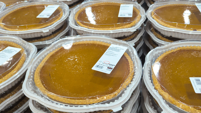 Pumpkin pies at Costco