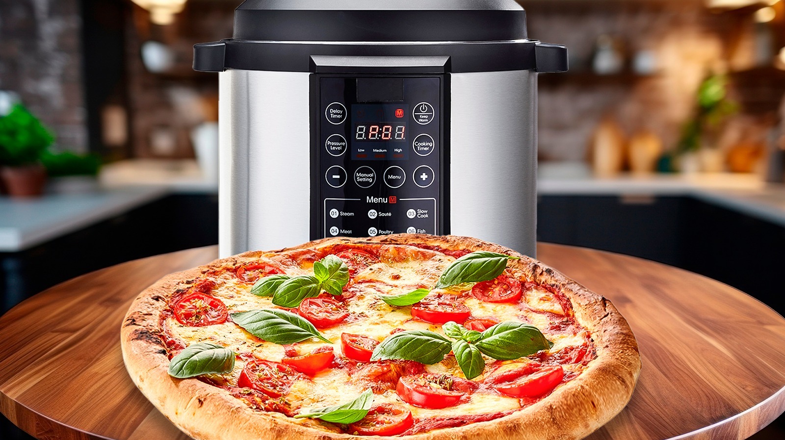 Make Your Pizza In The Slow Cooker For A Thicker Crust