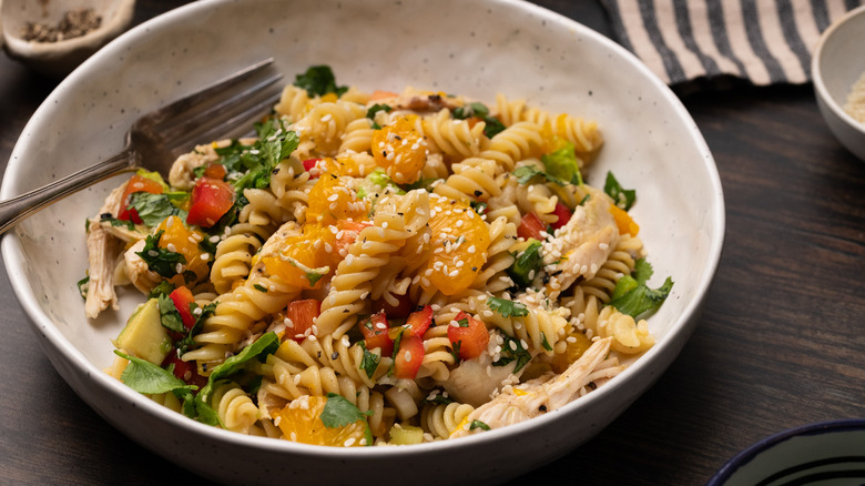 Mandarin Chicken Pasta Salad Recipe