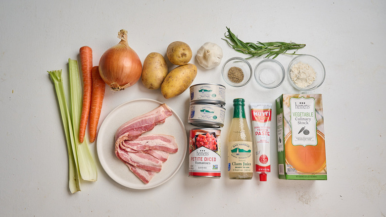 ingredients on a table