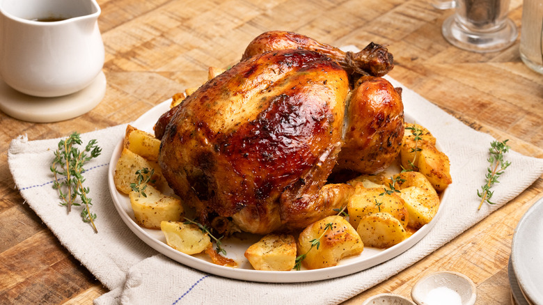 maple butter roast chicken