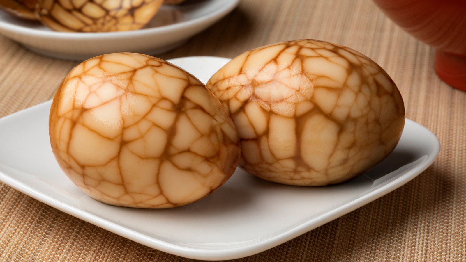 Marbled Deviled Eggs Are Soaked In Tea To Look As Good As They Taste