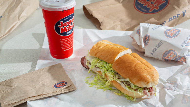 A view of Jersey Mike's combo meal