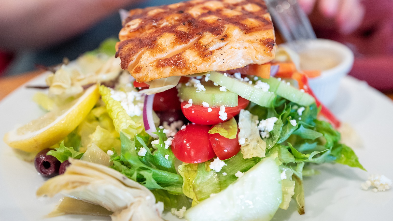Marinate Your Salad Protein In Dressing For A Simple Seasoning Hack