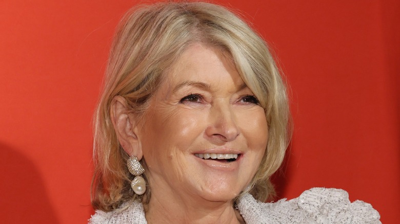 Close-up of Martha Stewart smiling