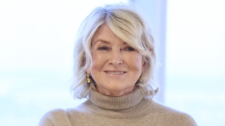 Martha Stewart smiles at an event