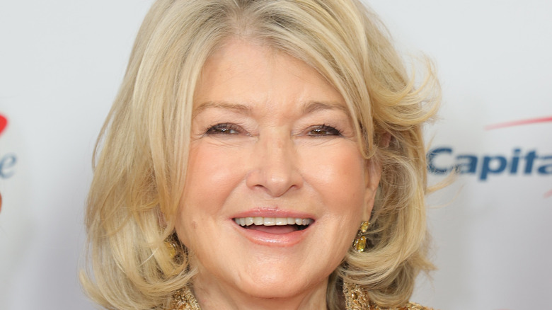 Close-up of Martha Stewart smiling
