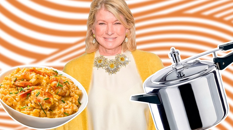 Martha Stewart, a pressure cooker, and risotto