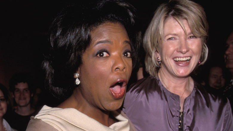 Martha Stewart an Oprah at an event together