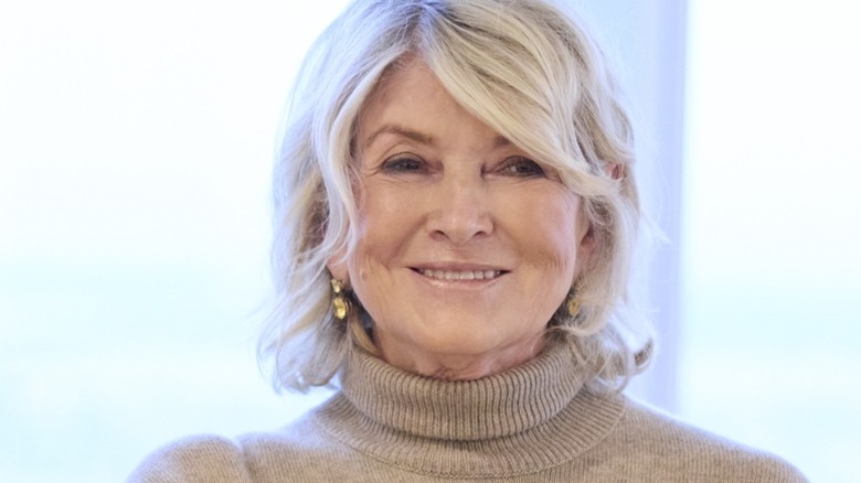Martha Stewart smiles at an event