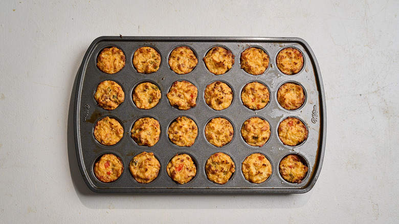 baked potato cups in a muffin tin