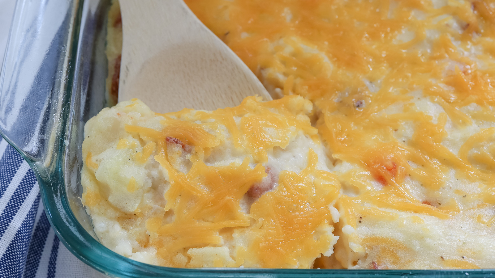 Mayo Helps Temper The Tanginess Of Sour Cream For Balanced Potato Casserole