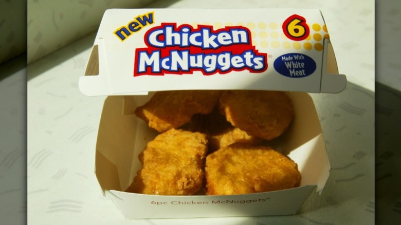 McDonald's white meat Chicken McNuggets from 2003