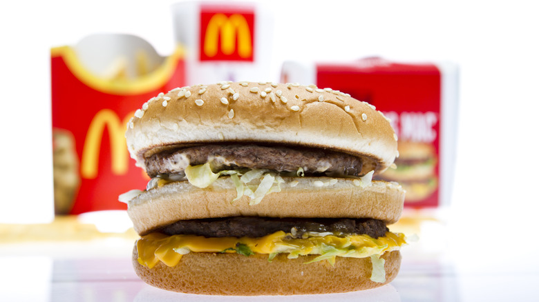 McDonald's Big Mac with fries and drink