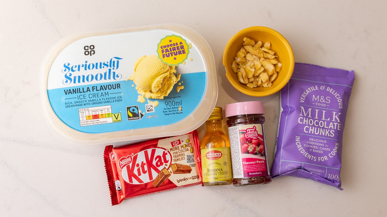 Kit Kat banana split McFlurry ingredients