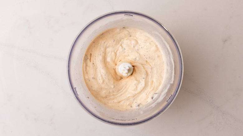 Mcflurry mixture in blender