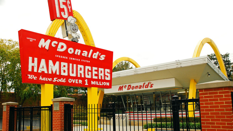 replica of original McDonald's