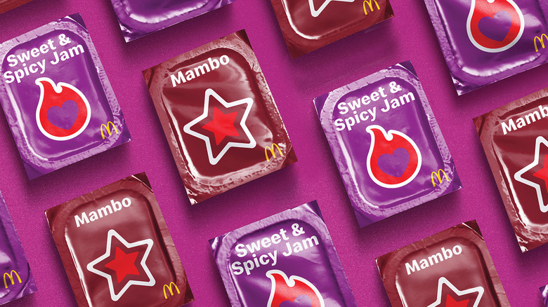 McDonald's mambo and sweet & spicy jam sauces