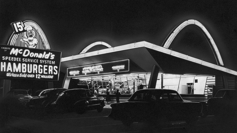 historic picture of old McDonald's