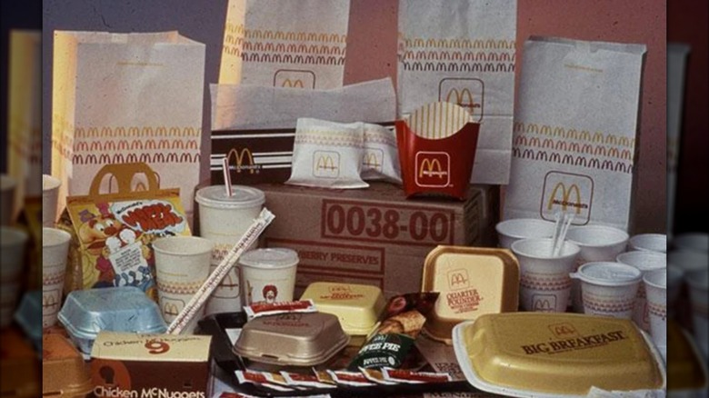 1980s McDonald's packaging