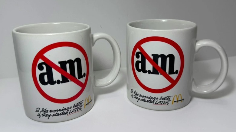 Two 1990's era McDonald's ceramic home mugs