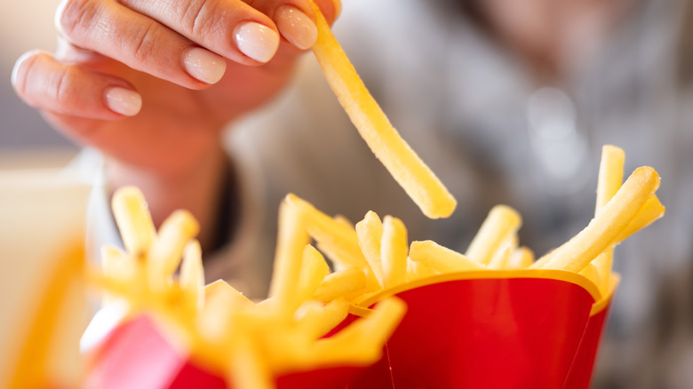 containers of McDonald's french fries