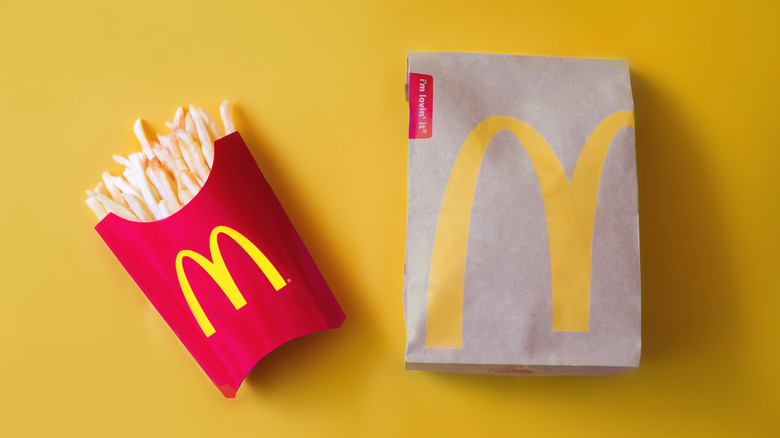 McDonald's bag and fries