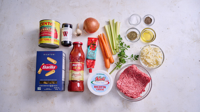 ingredients on a table