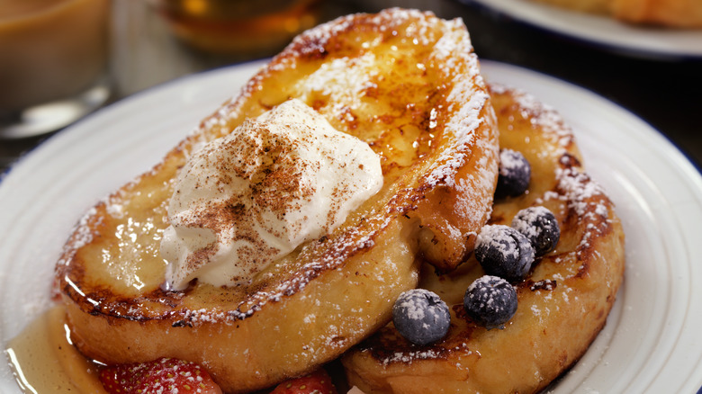 Close up of French toast