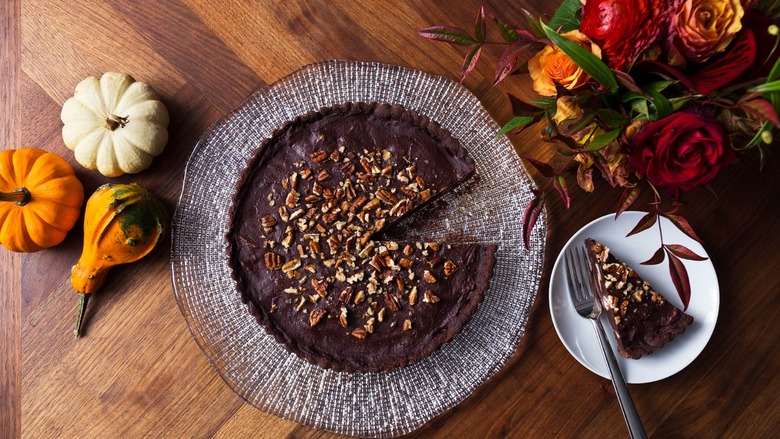 Mexican Chocolate-Pecan Tart