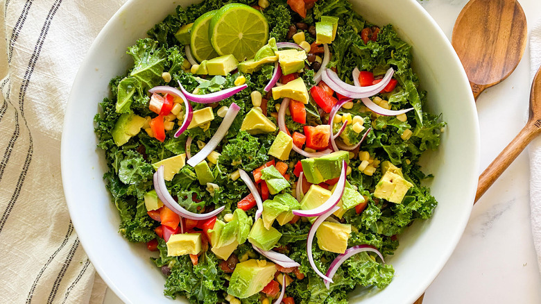 kale salad in bowl