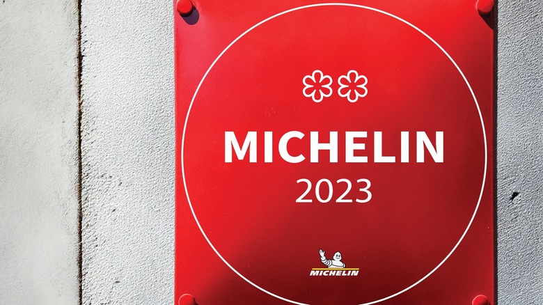 Michelin Two Star Sign 2023