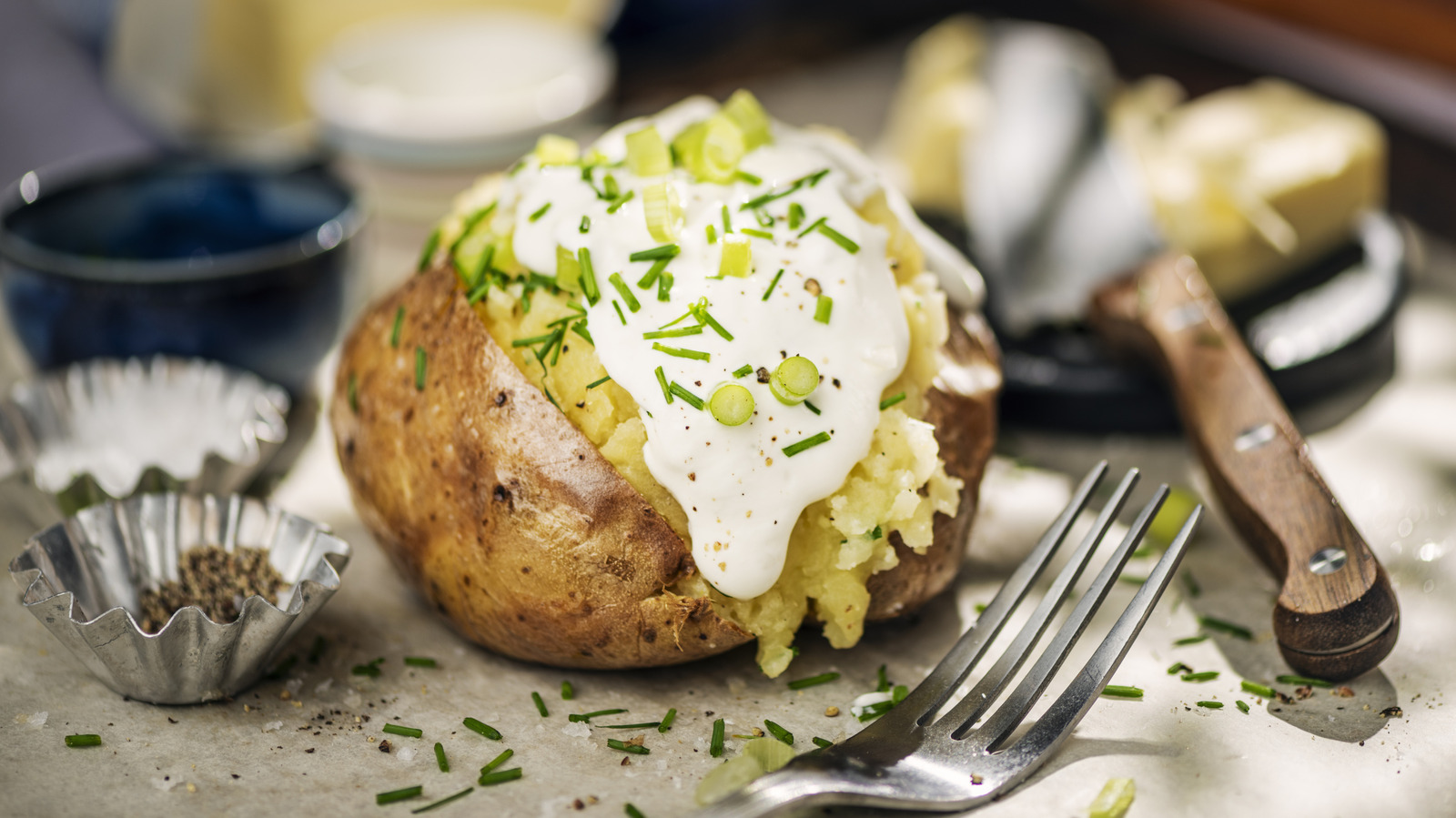 Microwaving Vs Air Frying Your Baked Potatoes: Which Is Better? - Tasting Table
