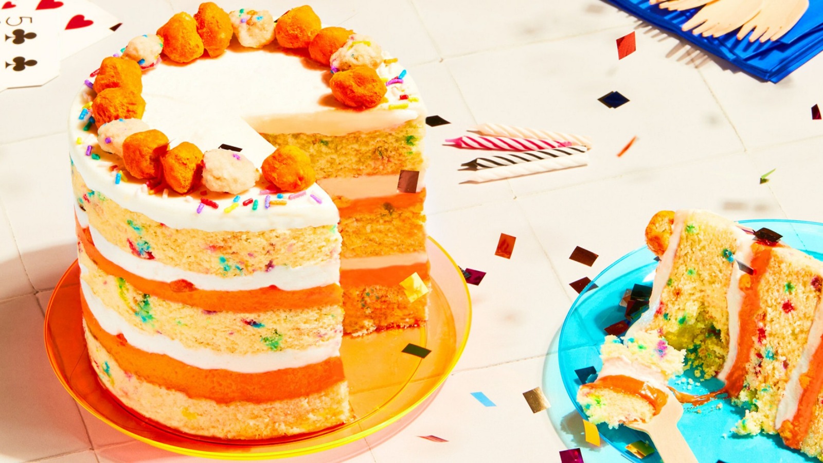 Milk Bar Creates Special Edition Cheetos Cake Loaded With Milk Bar Creates Special Edition Cheetos Cake Loaded With