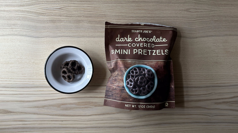 Trader Joe's Dark Chocolate Covered Mini Pretzels