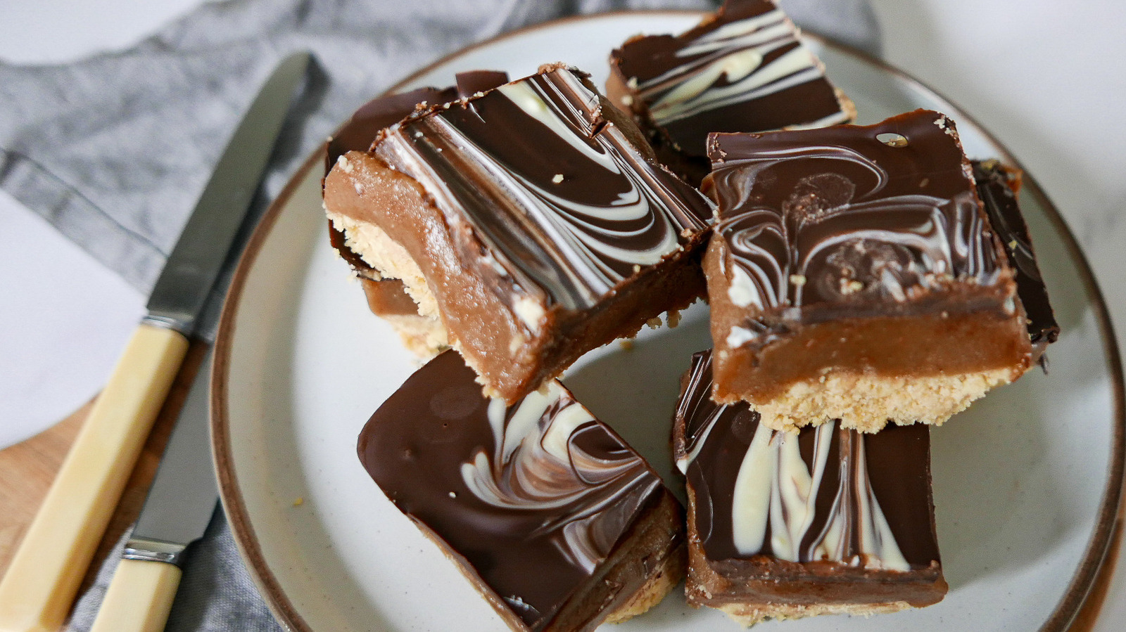 Millionaire's Shortbread Starts With Sweetened Condensed Milk And Store-Bought Cookies