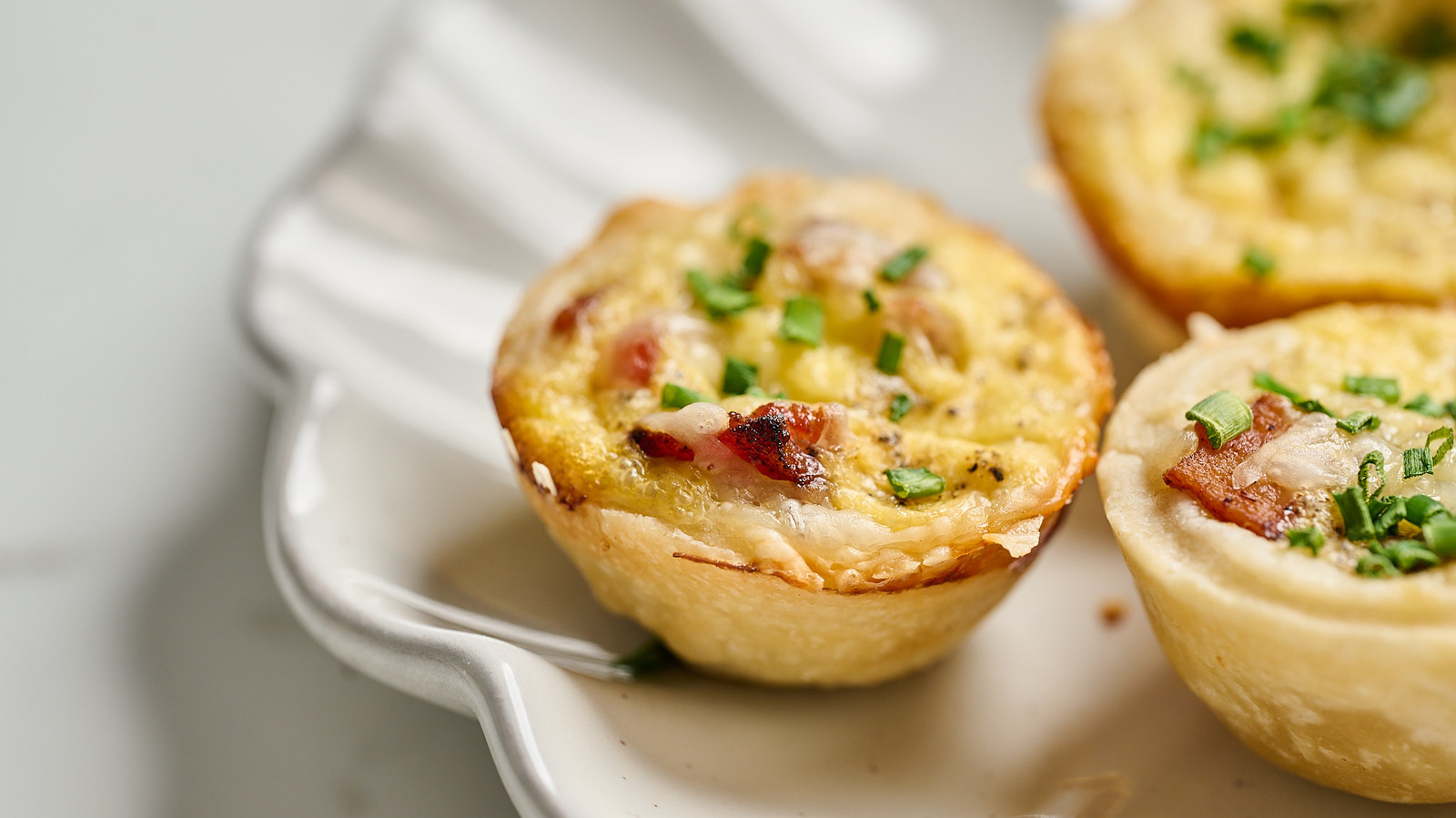 Mini Bacon And Gruyère Quiche Cups Recipe