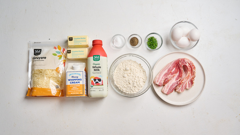 ingredients on a table