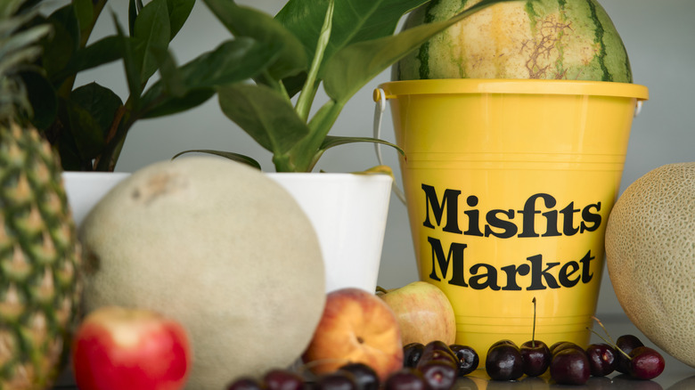 Misfits Market fruit and bucket