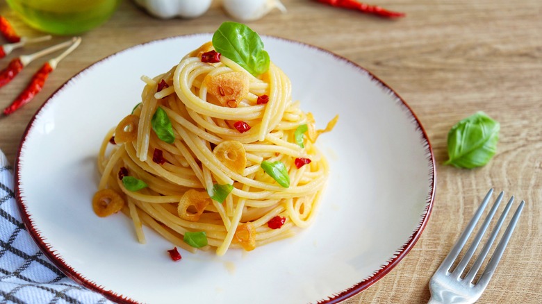 spagetti aglio olio