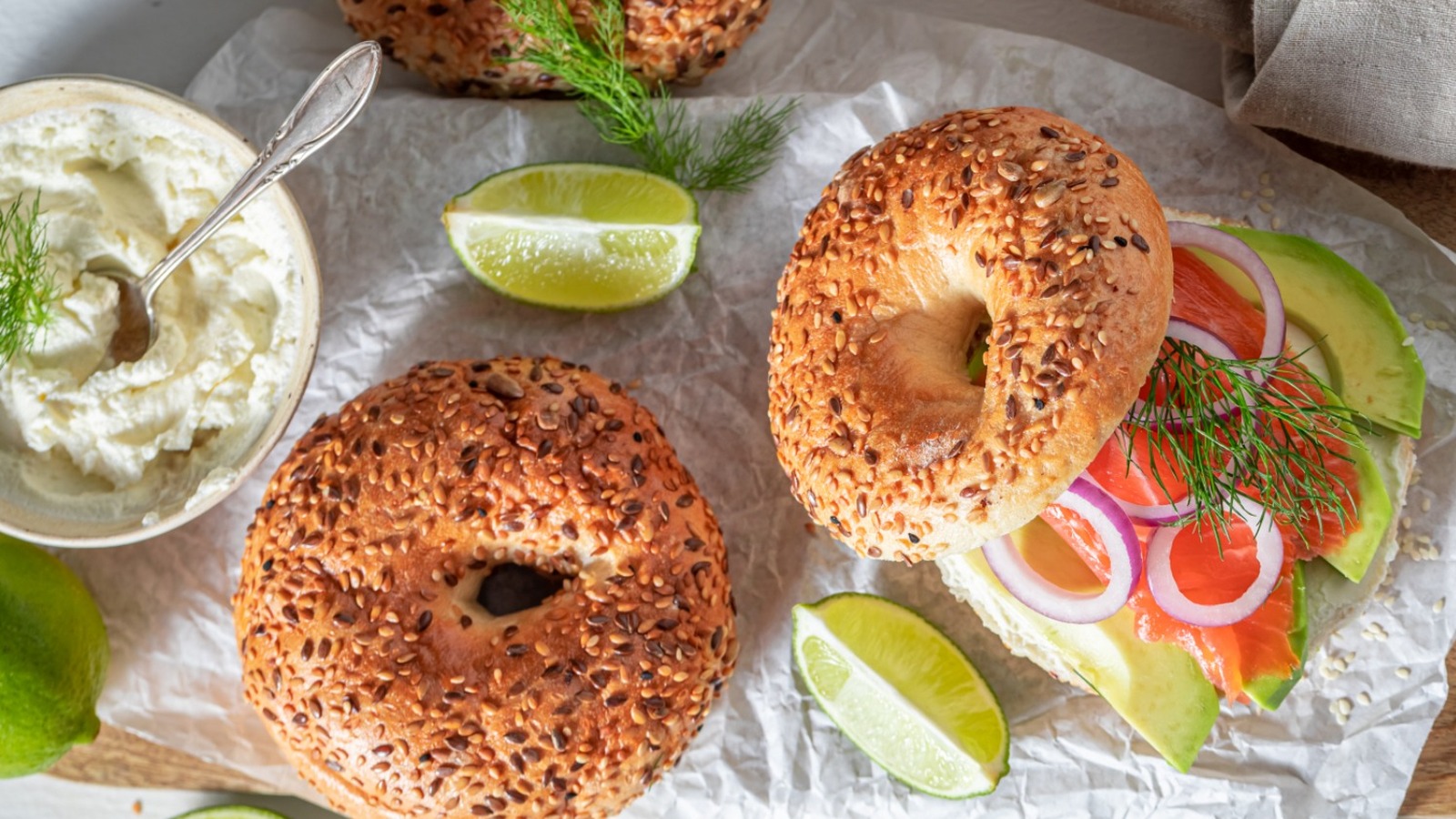 Mix Crème Fraîche In With Cream Cheese To Load Up A Lox Bagel