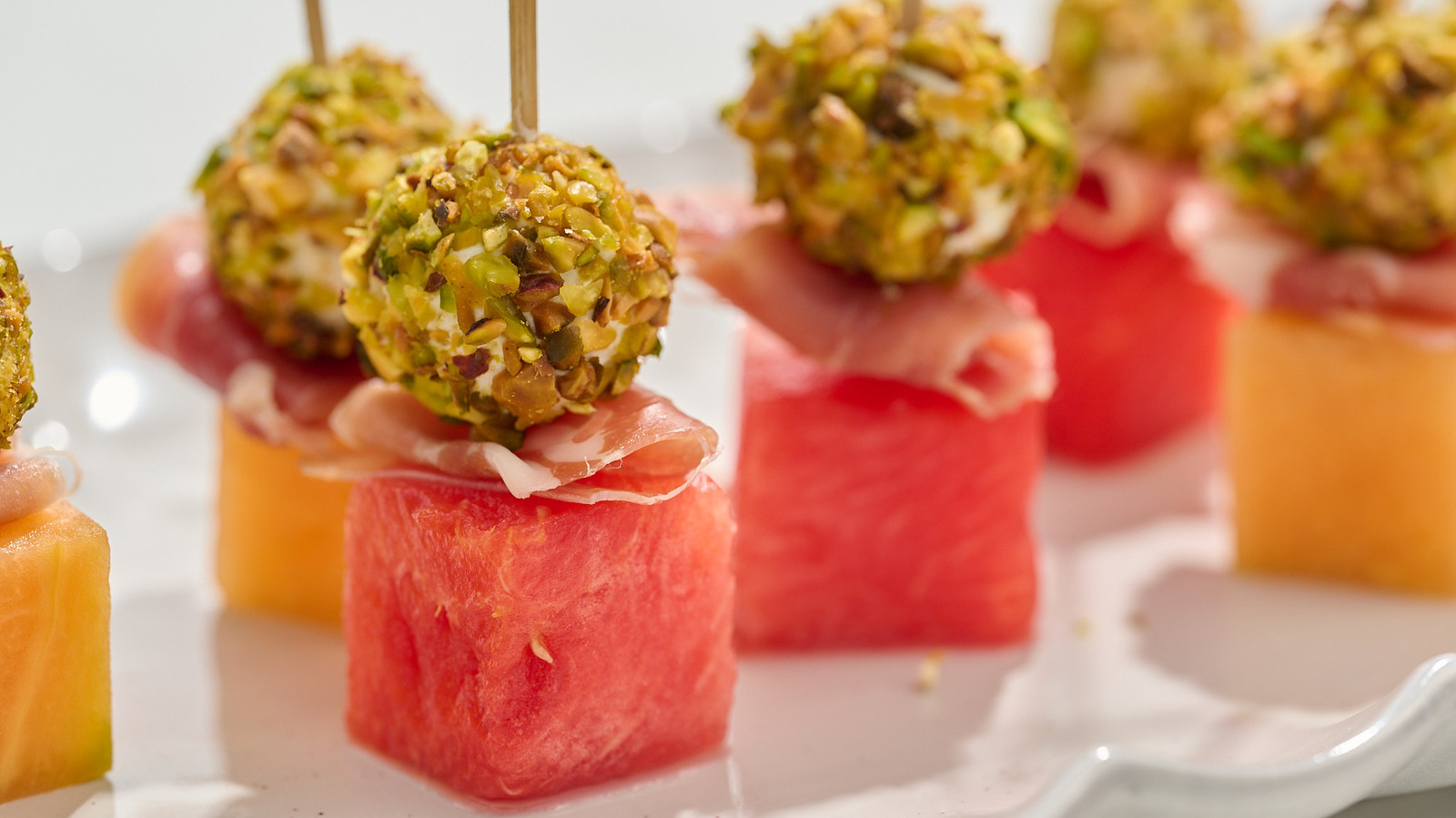 Mojito Melon Prosciutto Skewers Recipe