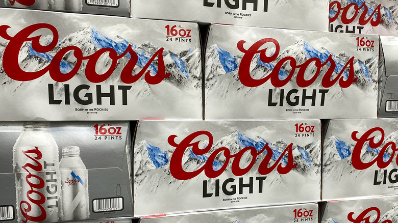 Cases of Coors Light