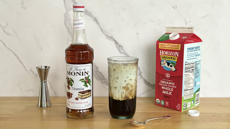 Tiramisu flavored syrup