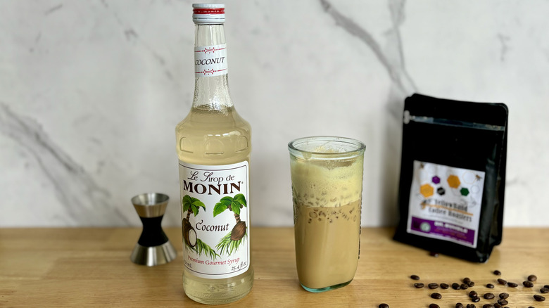 Coconut flavored syrup