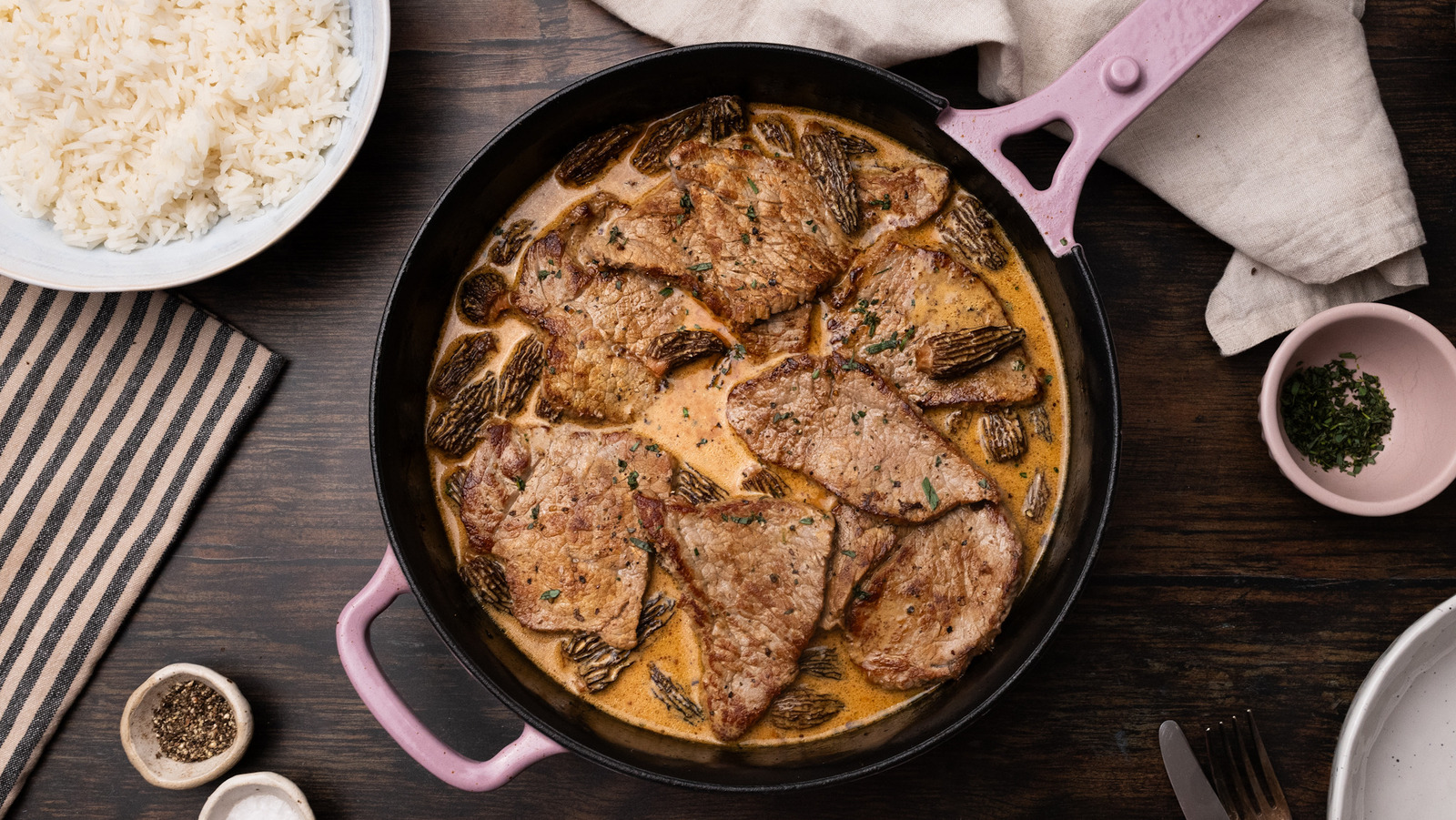 Morel And Tarragon Veal Marsala Recipe