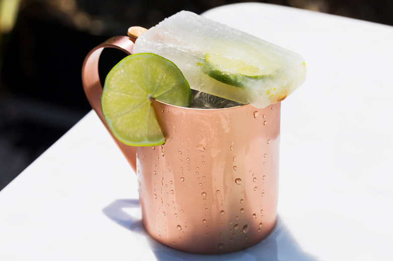 Moscow Mule Ice Pops Recipe